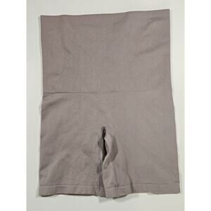 Nautica Intimates Women's Shapewear Tummy Thighs Control Top Taupe Size L